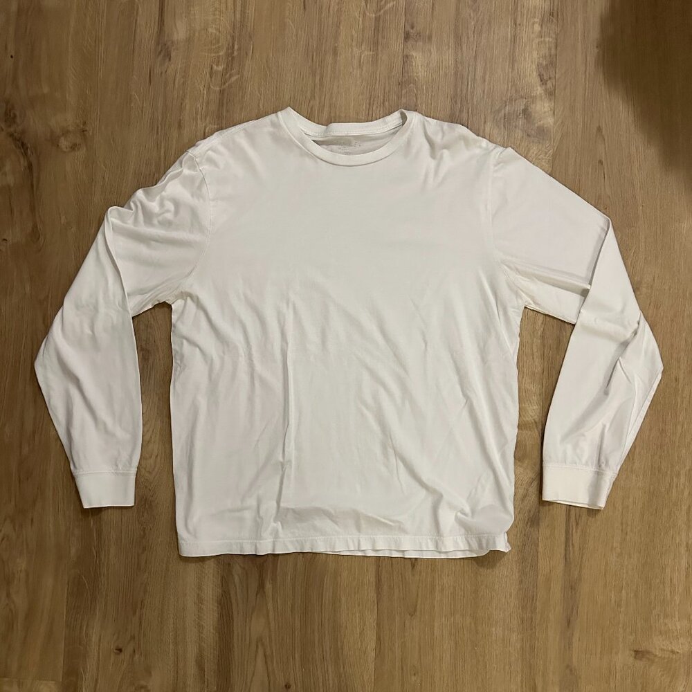 J. Crew long-sleeve tee in white - XL